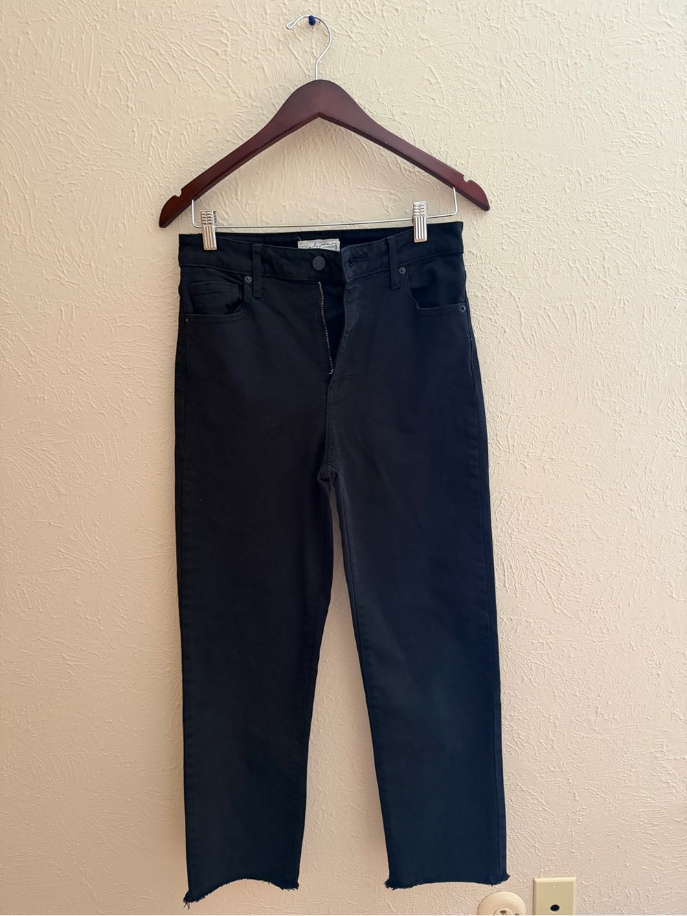 Carley Jean Austin Flare Jeans — Black — Size 5